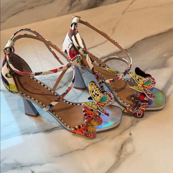 Betsey Johnson Colorful Butterfly Sandals - Picture 2 of 7